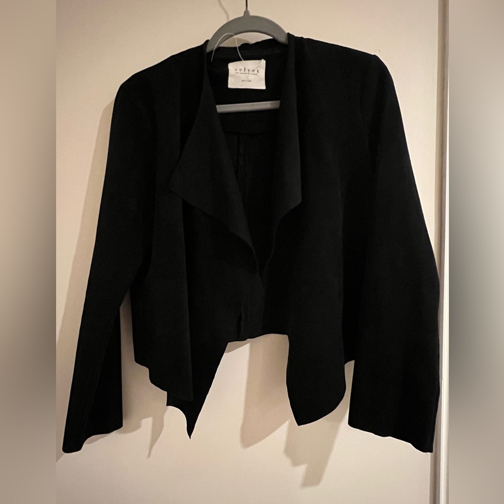 Velvet Women's Elegant Black Blazer